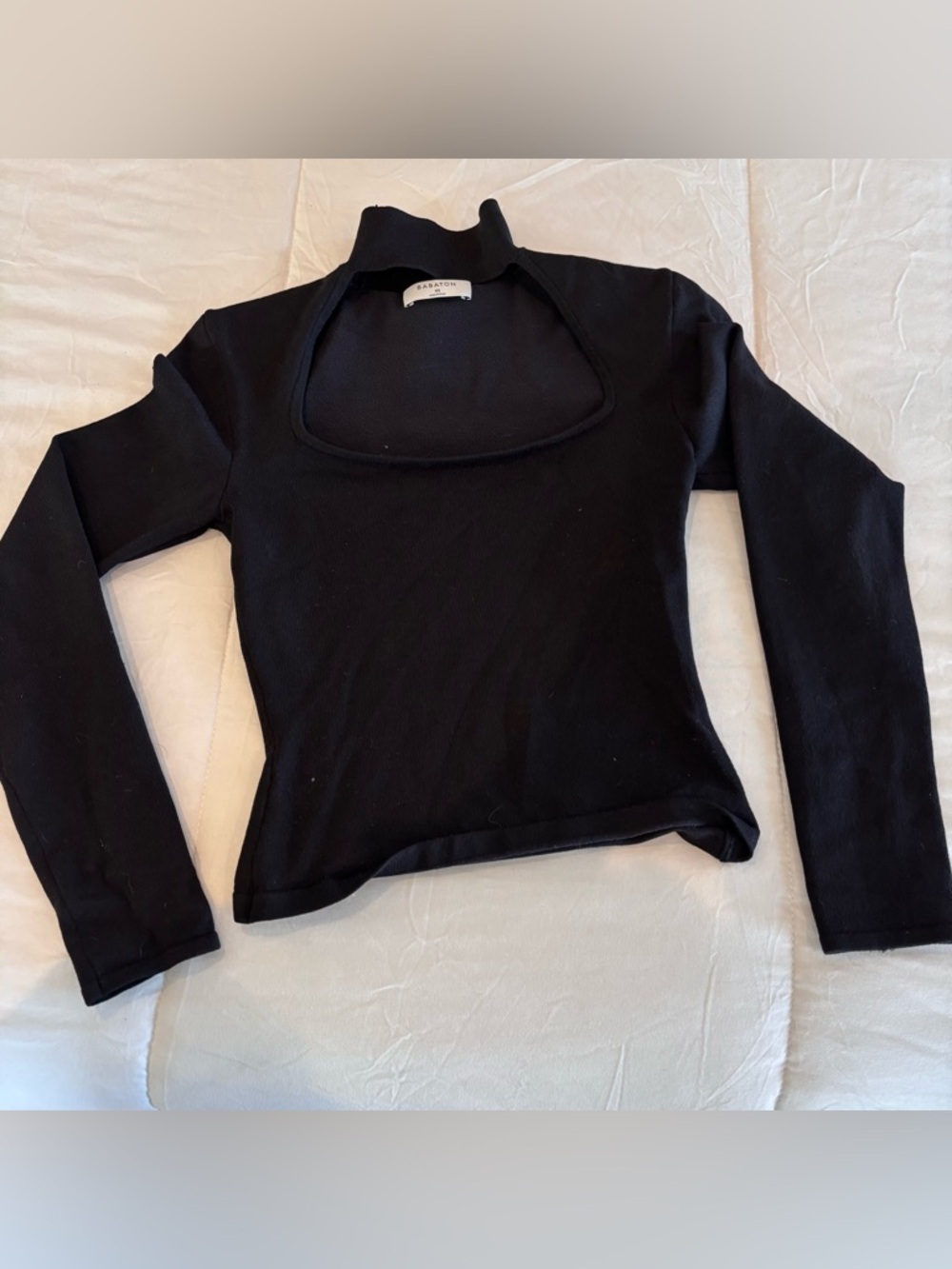 Babaton Florine sculpt knit sweater size xs
